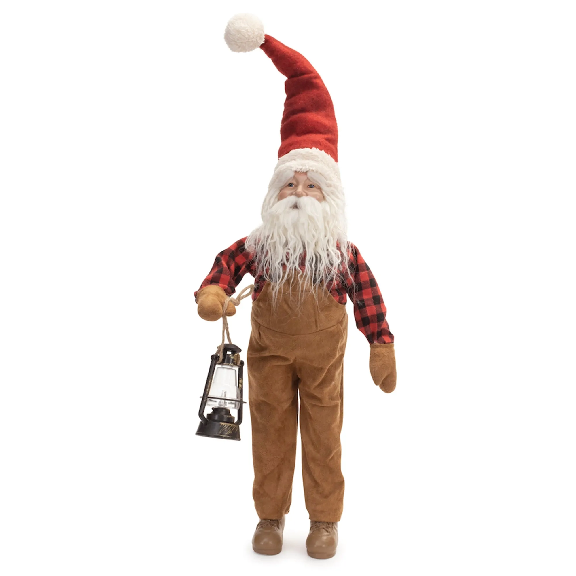 26.5" Santa with Lantern Figurine