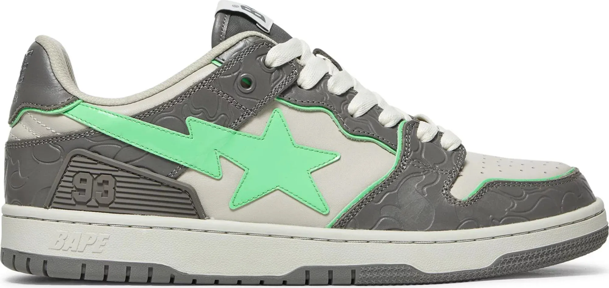 A Bathing Ape Bape SK8 Sta 'Grey Green'