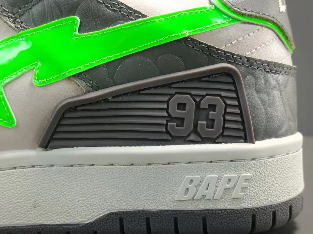 A Bathing Ape Bape SK8 Sta 'Grey Green'