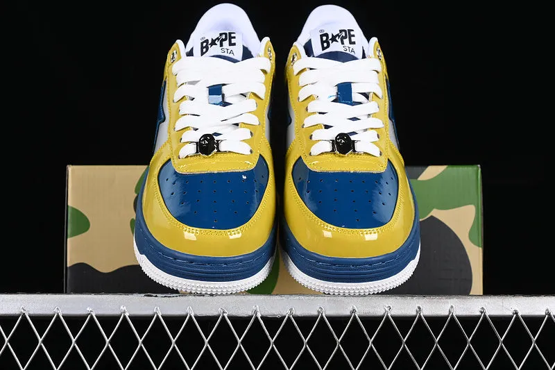 A Bathing Ape Bape Sta Nostalgic Blue Yellow