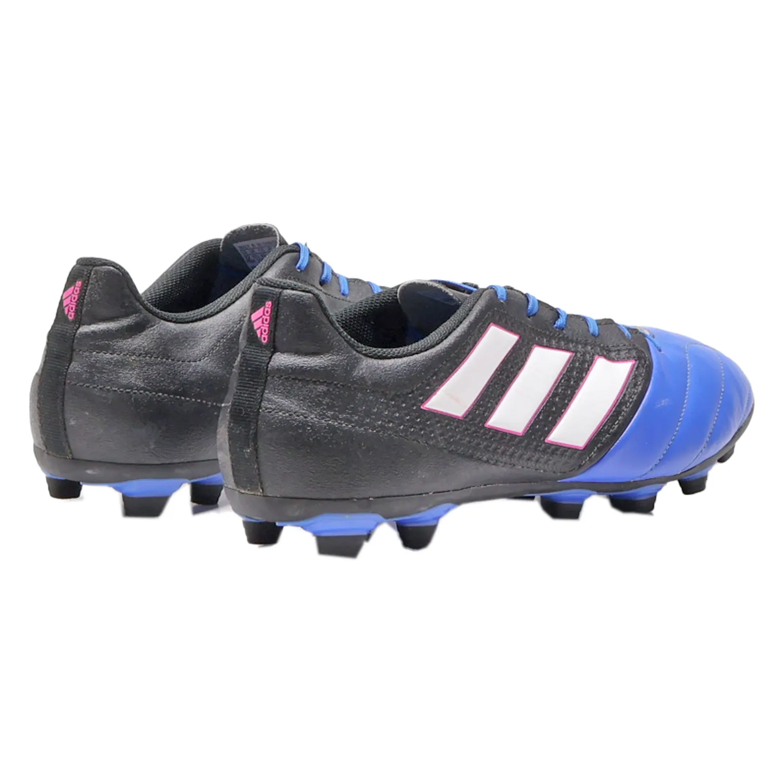 ADIDAS Ace 17.4 Football Boots Sneaker Trainers Black Leather Mens UK 11.5