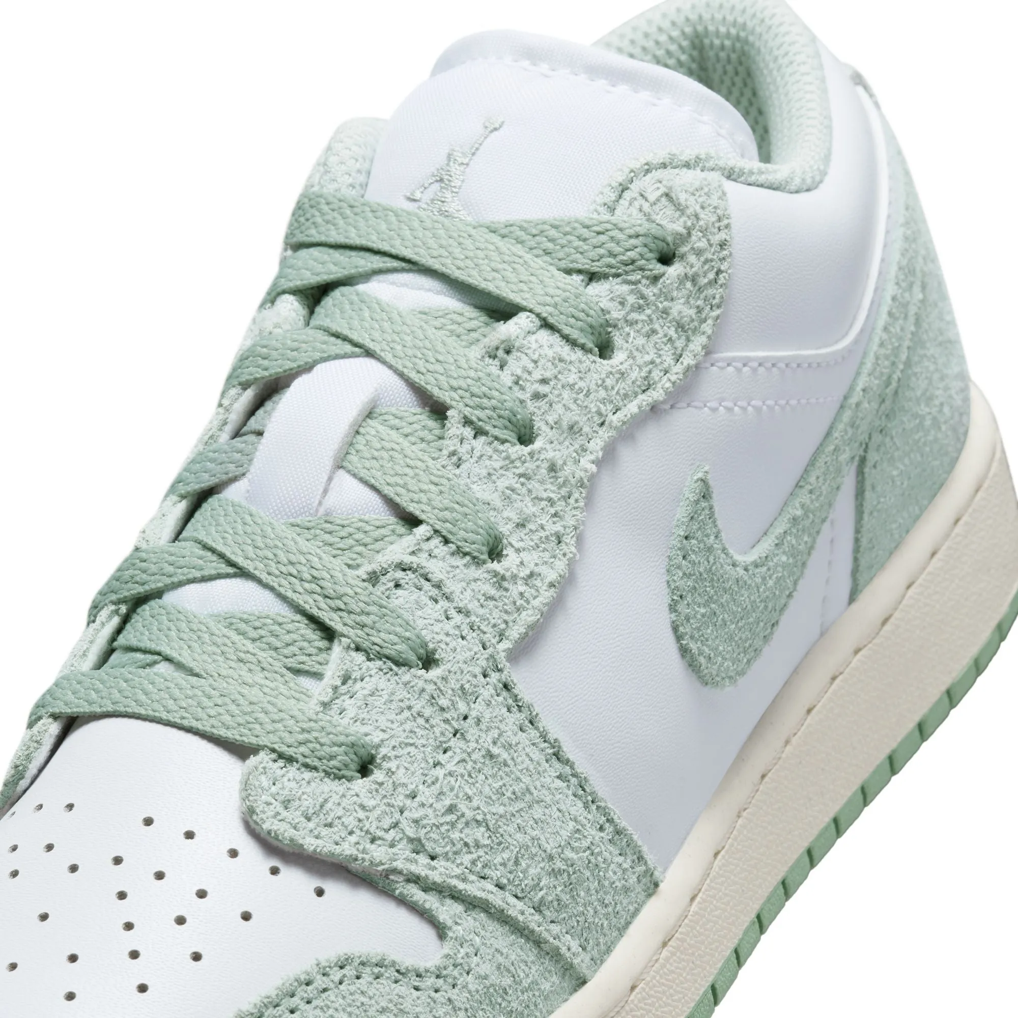 Air Jordan 1 Low SE "White Seafoam" Grade School - Kids