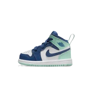 Air Jordan 1 Mid Blue Mint (Infant & Kids)