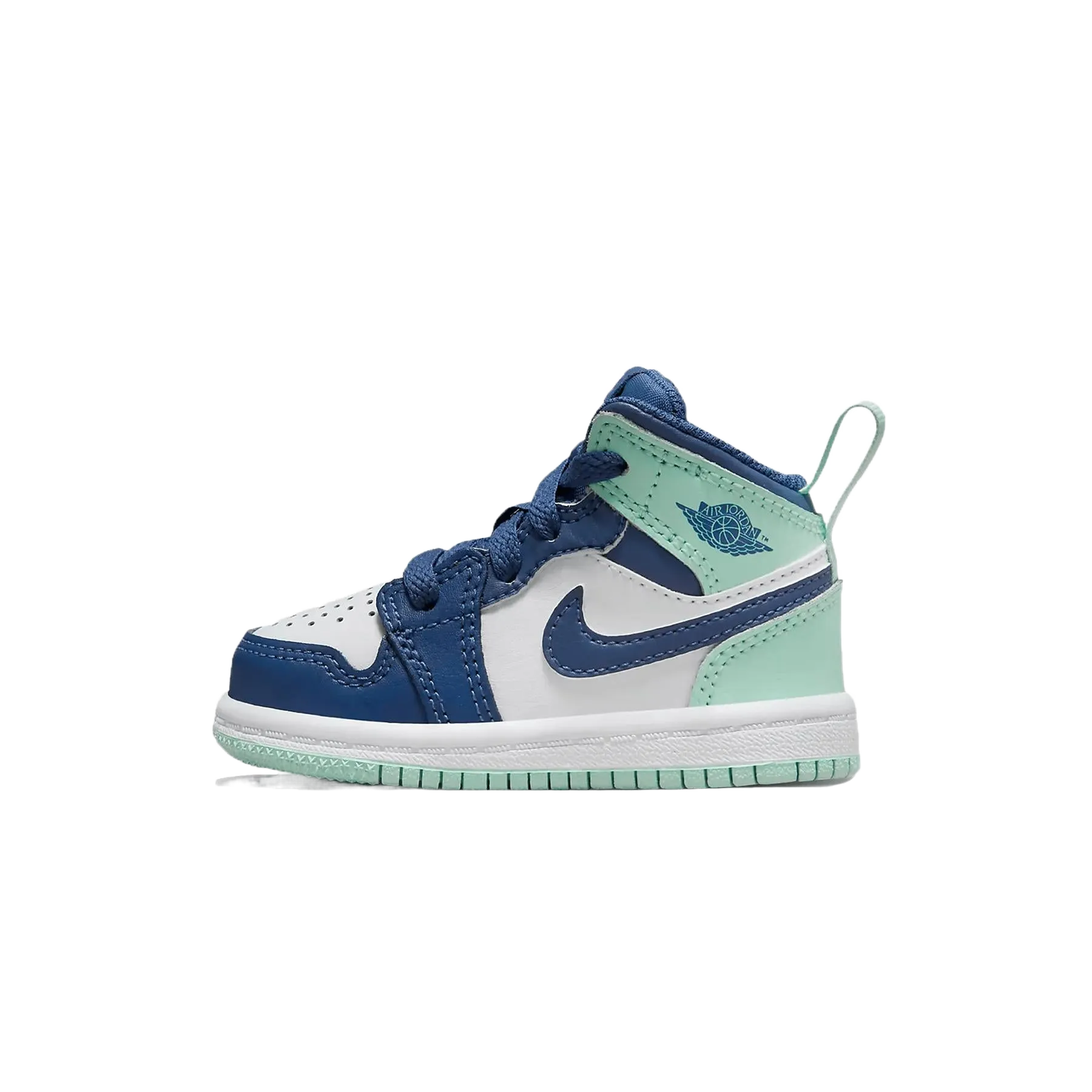 Air Jordan 1 Mid Blue Mint (Infant & Kids)