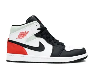 Air Jordan 1 Mid SE 'Red Black Toe'