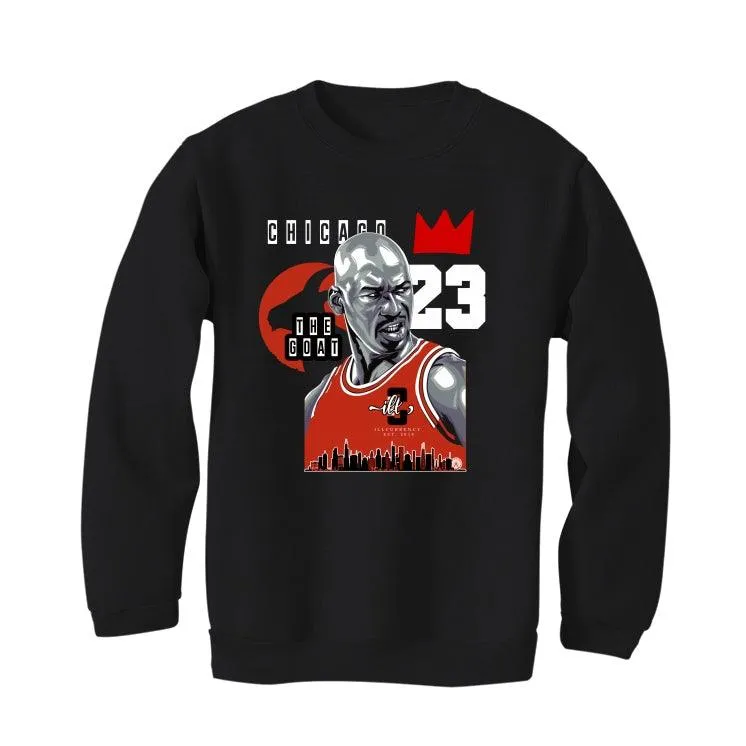 Air Jordan 4 “Red Thunder” Black T-Shirt (The Goat)