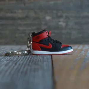 Air Jordan Banned 1 Sneaker Keychain