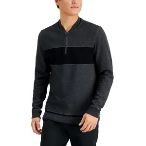 Alfani Mens Baseball Fitness Sweatshirt