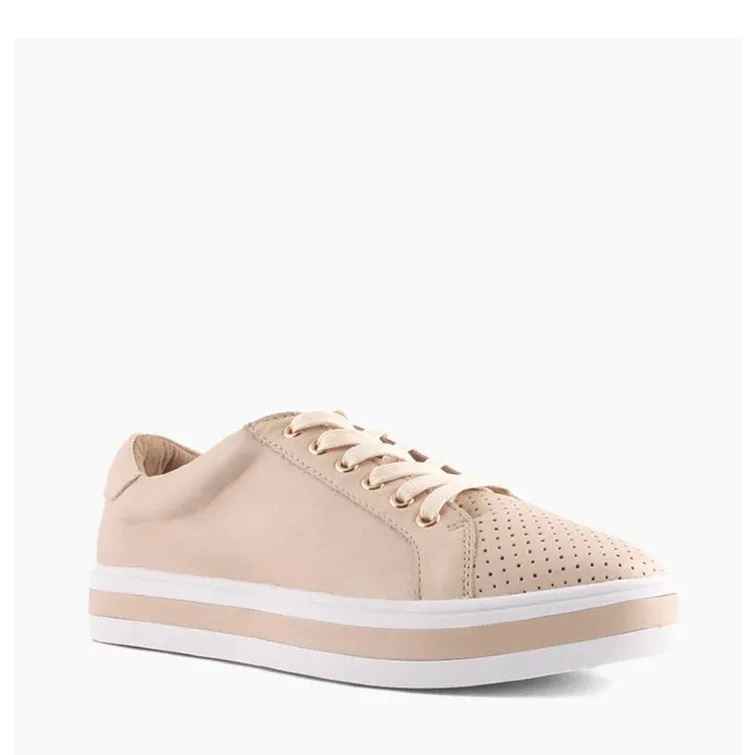 Alfie & Evie -  Paradise Leather Sneaker - Naked