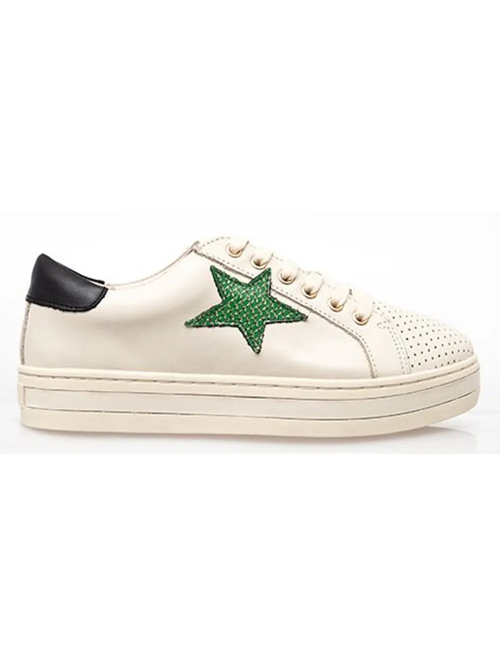 Alfie & Evie -  Pixie Trainer - Cream Green