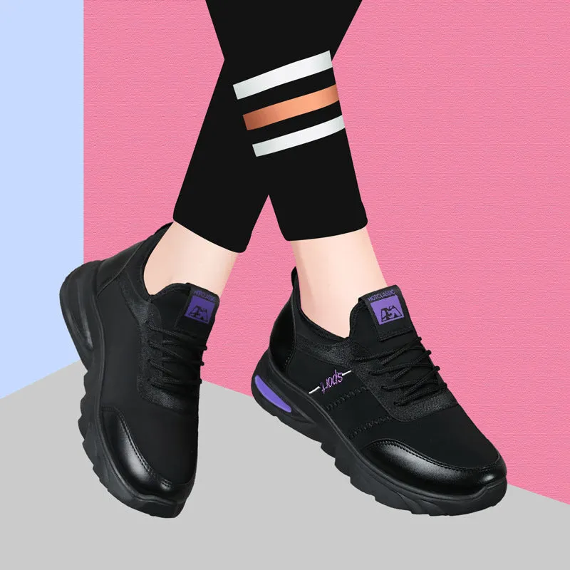 Amozae-Back To School Gifts Casual Black Sneakers