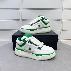 AMR MA-1 White and Green Sneakers-128