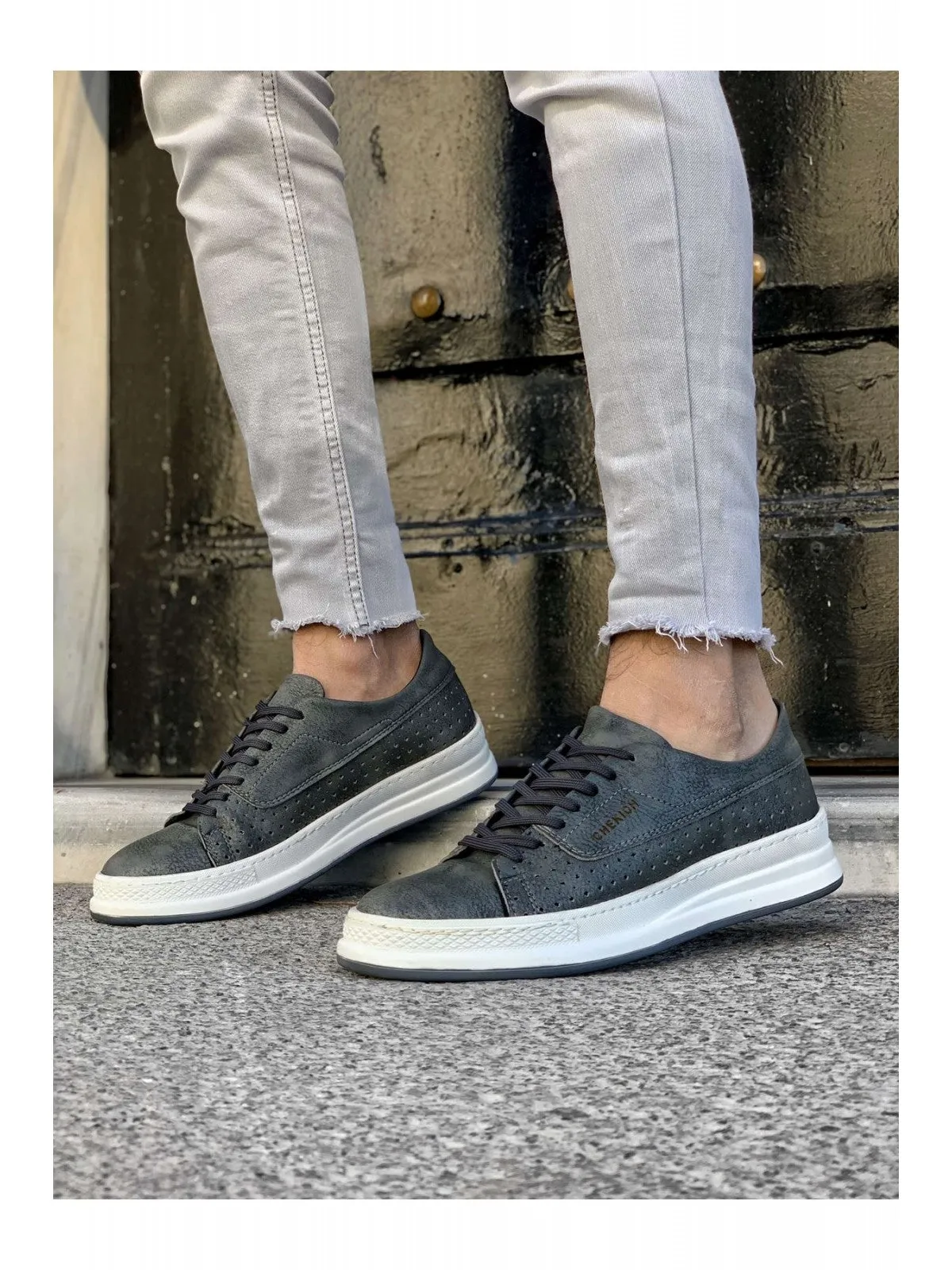 Anthracite Sneaker CH043 Streetwear Sneaker