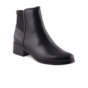 AquaDiva Kassel Ankle Boot (Women) - Black Leather