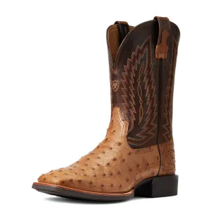 ARIAT MEN'S QUANTUM PRIMO FULL QUILL OSTRICH WESTERN BOOT - 10040281