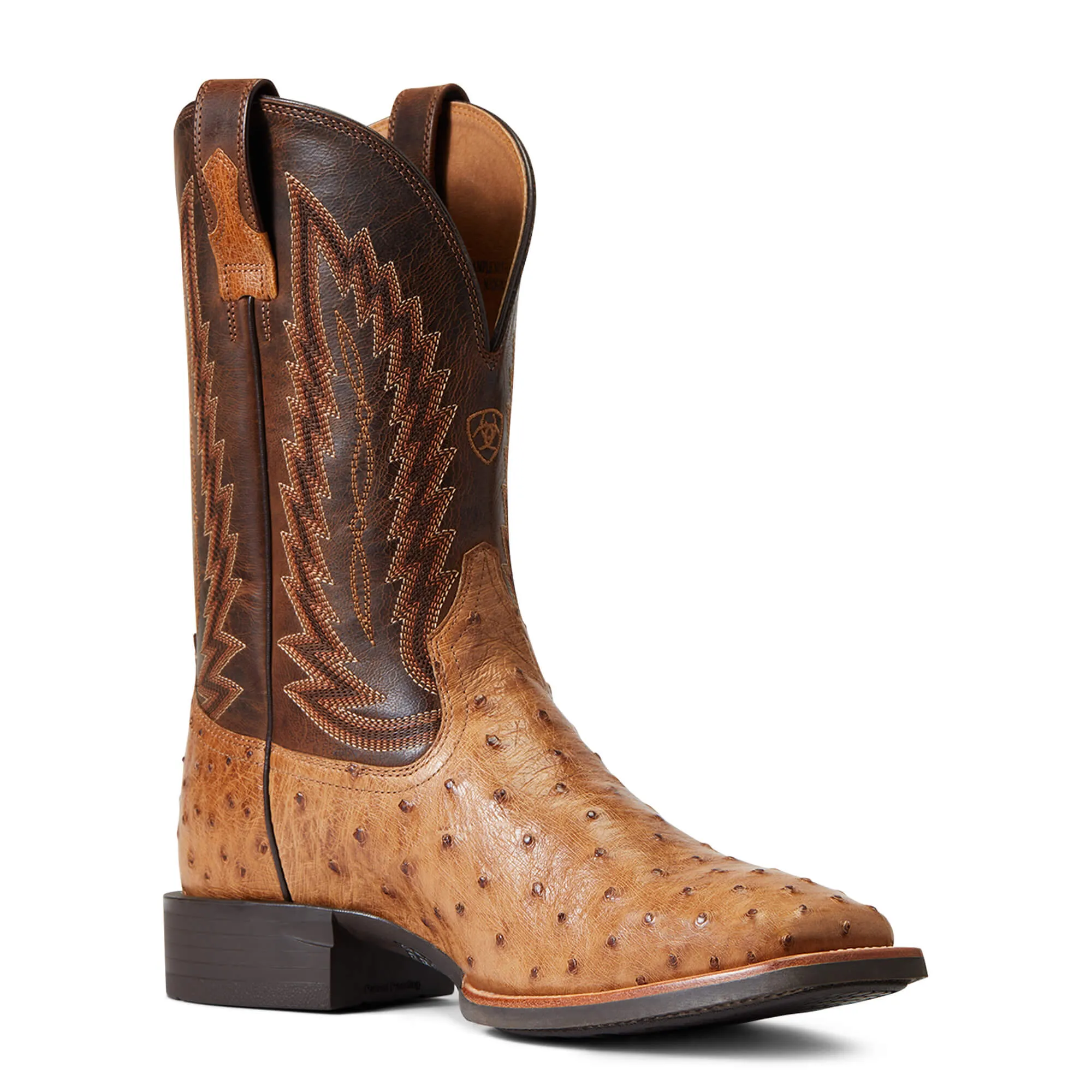 ARIAT MEN'S QUANTUM PRIMO FULL QUILL OSTRICH WESTERN BOOT - 10040281