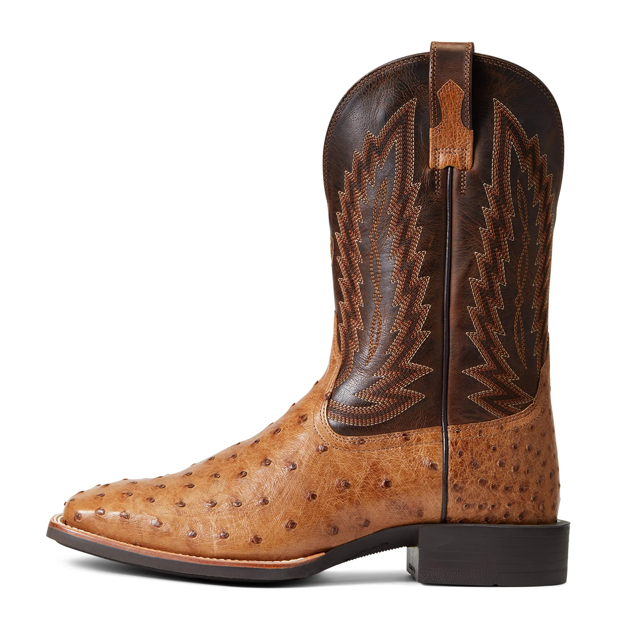 ARIAT MEN'S QUANTUM PRIMO FULL QUILL OSTRICH WESTERN BOOT - 10040281