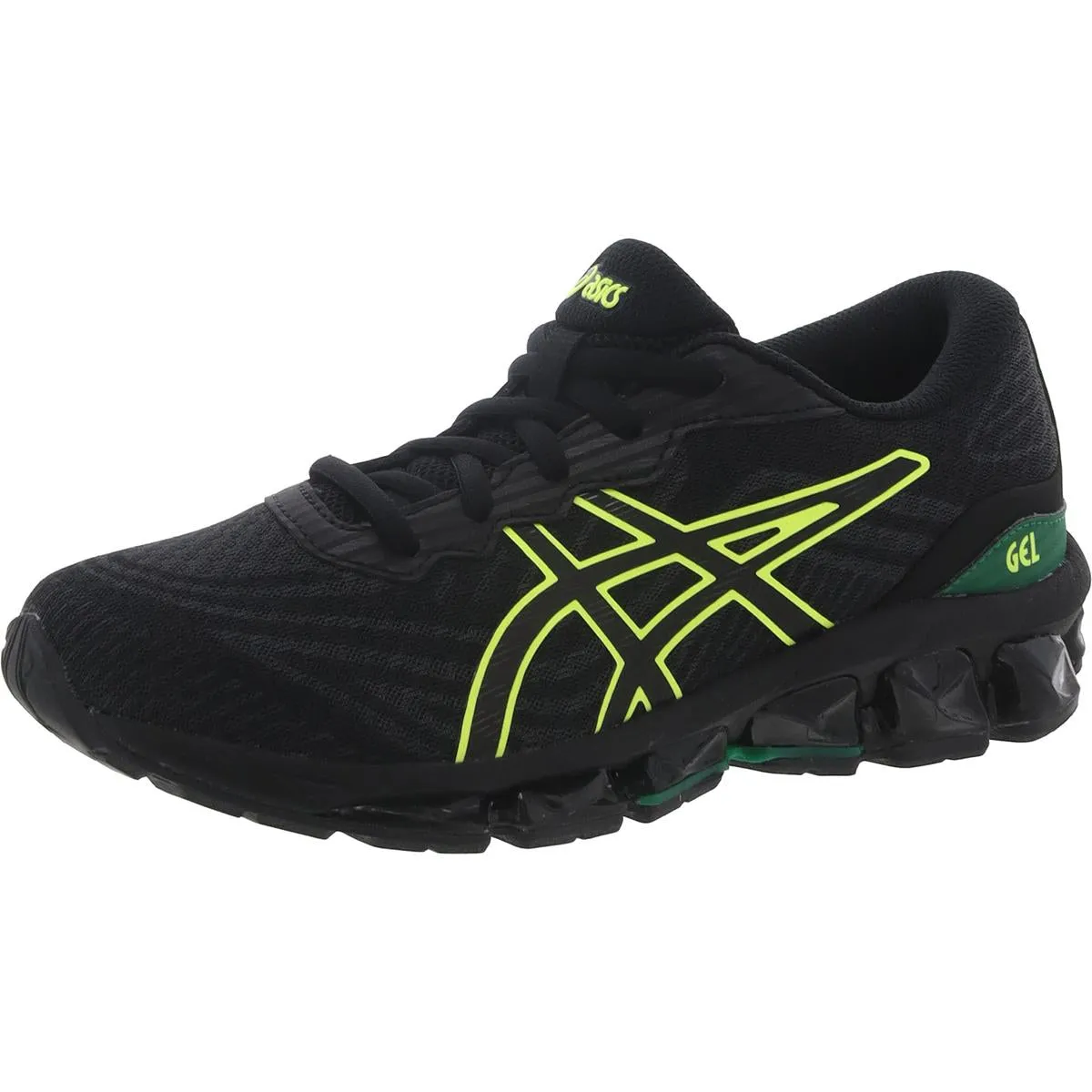 Asics Boys Gel-Quantum 60 VII GS Lace-Up Padded Insole Running Shoes