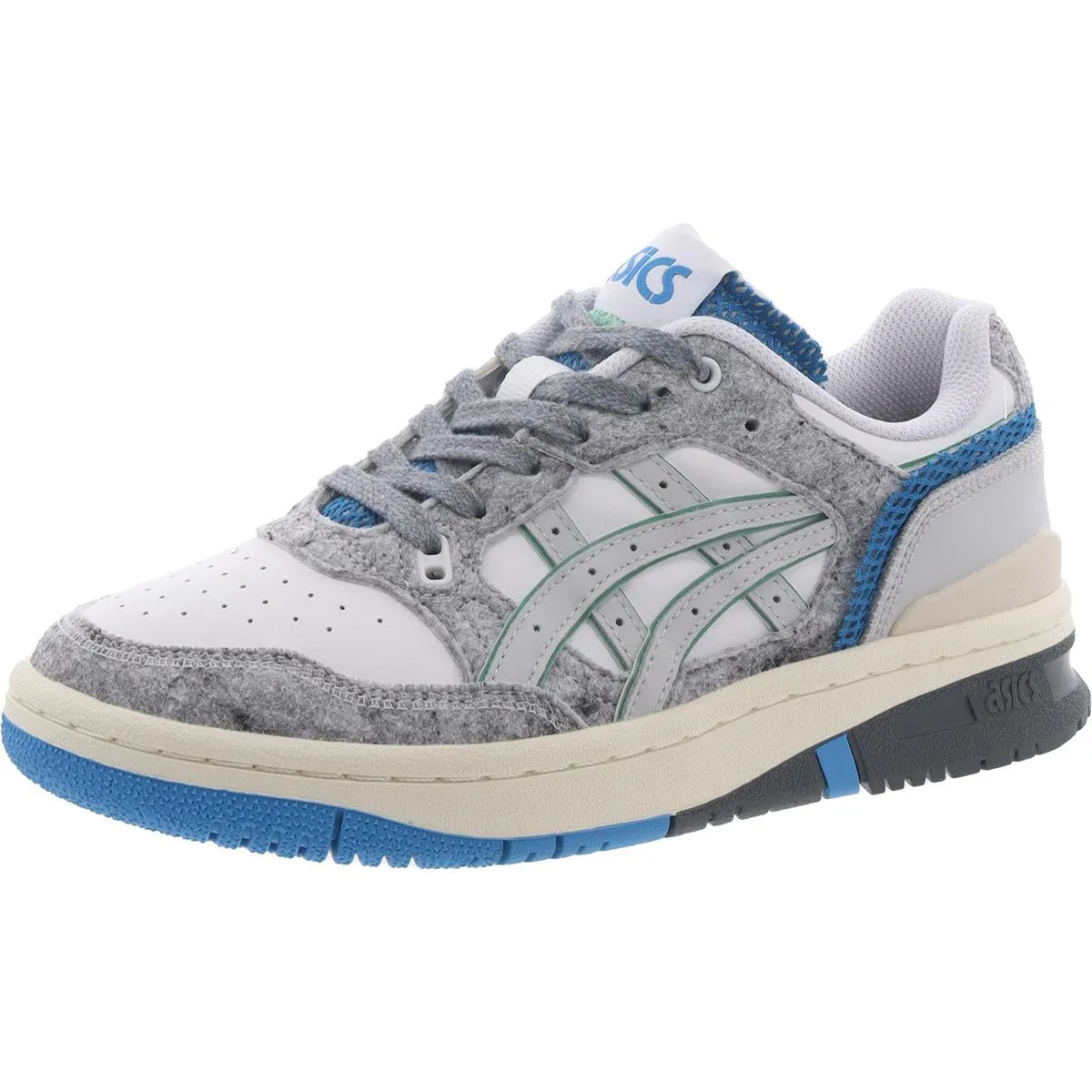 Asics Mens EX89 Faux Leather Lace-Up Casual And Fashion Sneakers