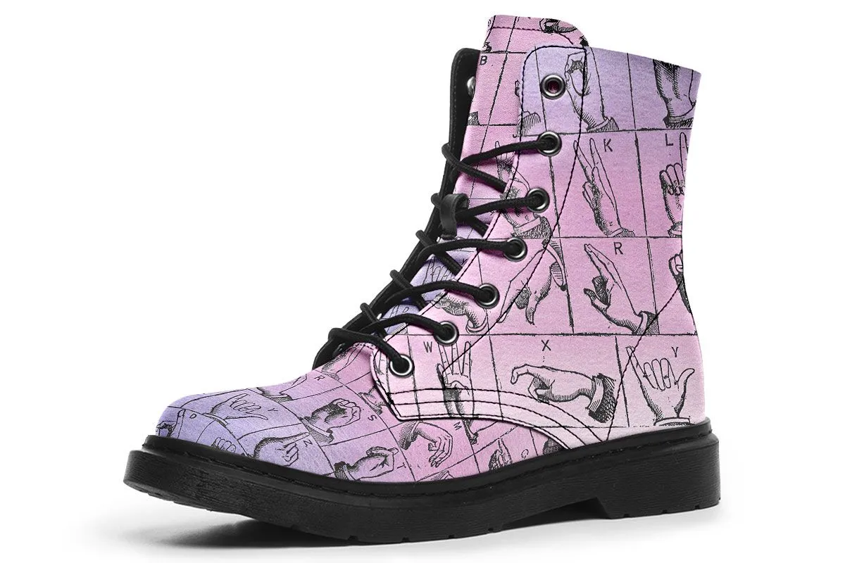 ASL Watercolor Boots