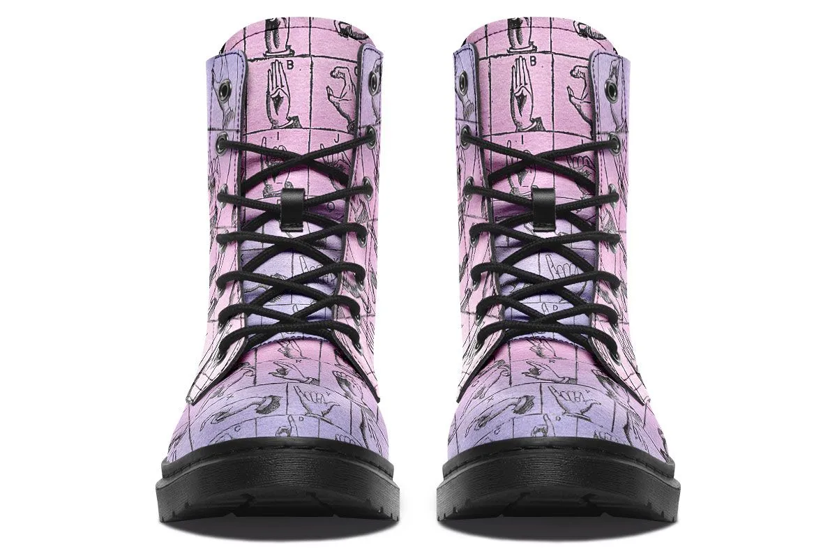 ASL Watercolor Boots