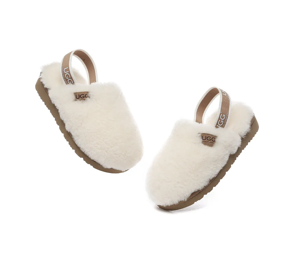 AUSTRALIAN SHEPHERD® UGG Slippers Kids Slingback Fluffy Kamari