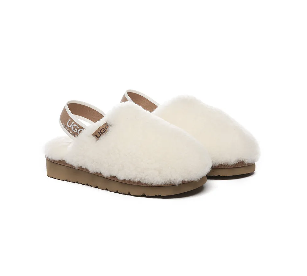 AUSTRALIAN SHEPHERD® UGG Slippers Kids Slingback Fluffy Kamari