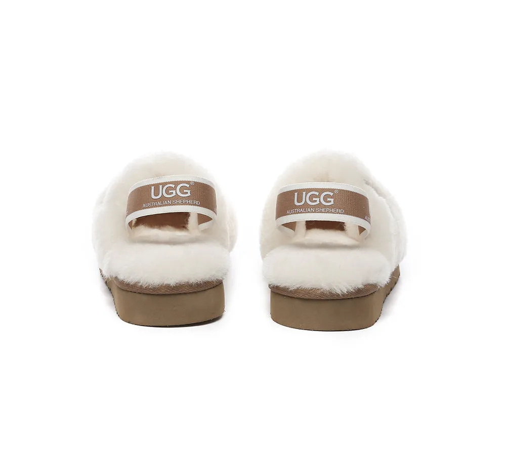 AUSTRALIAN SHEPHERD® UGG Slippers Kids Slingback Fluffy Kamari