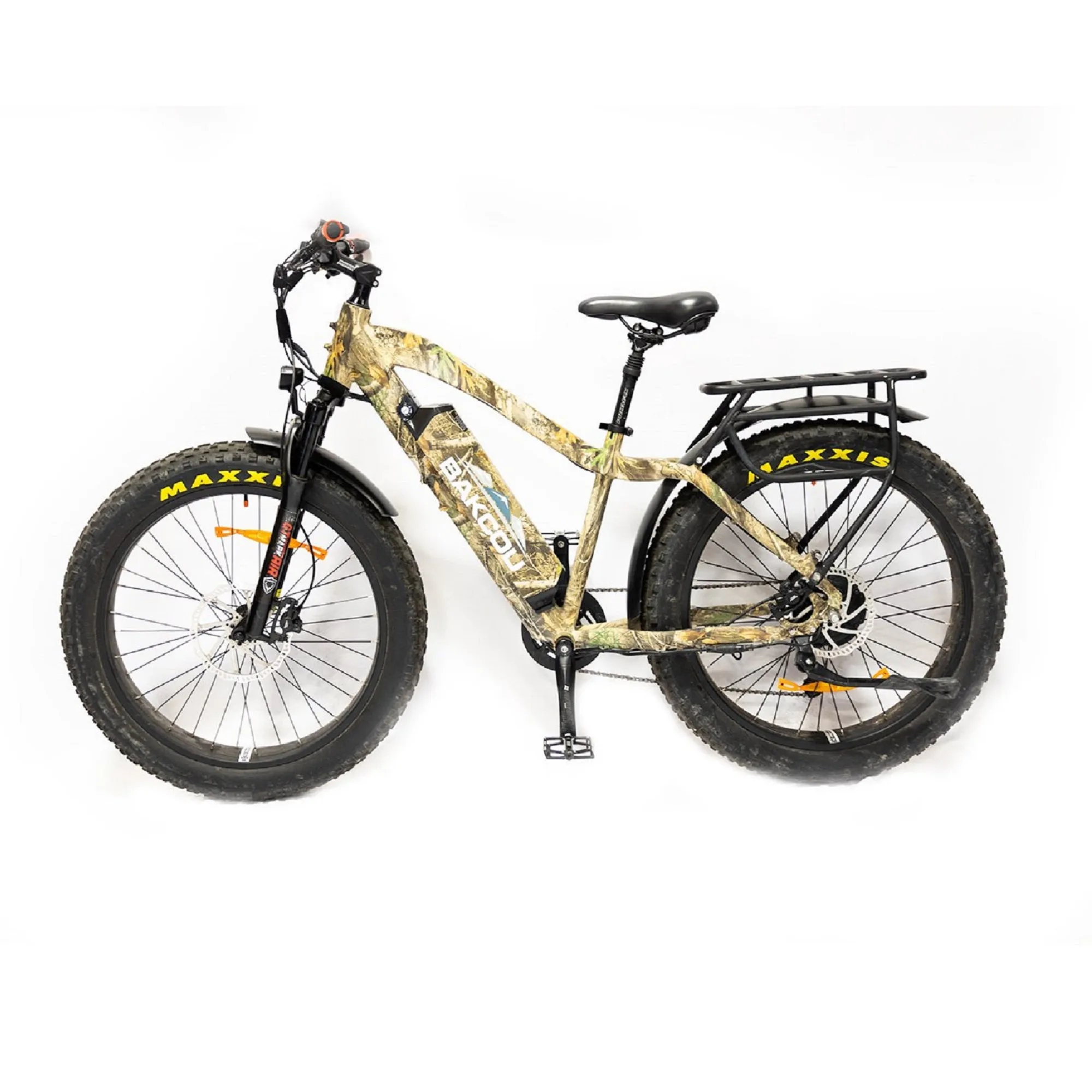 Bakcou 750W Flatlander Bafang Fat Tire Hunting Electric Bike