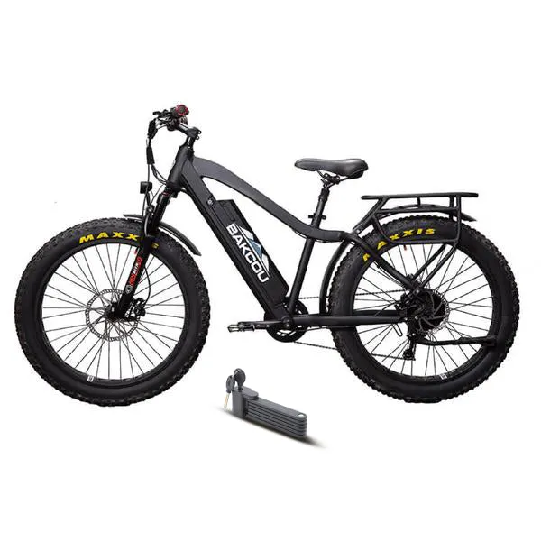 Bakcou 750W Flatlander Bafang Fat Tire Hunting Electric Bike