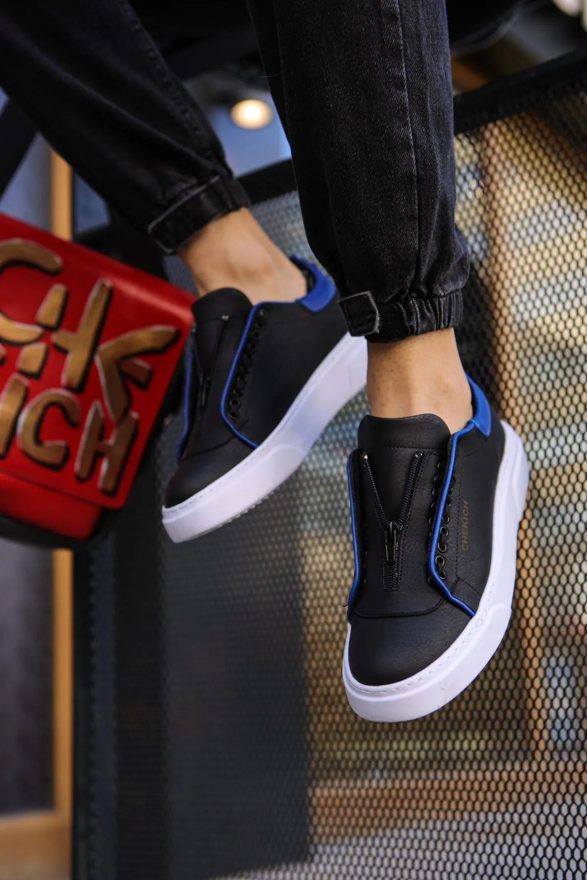 Black & Blue Sneaker CH092