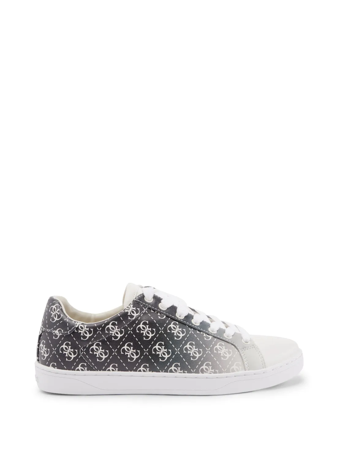 Black Rosalia Ombre Logo Low Top Sneakers