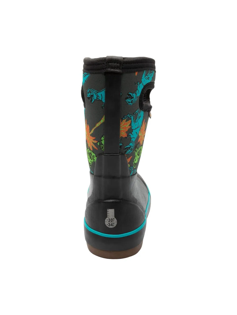 'BOGS' Kids' Classic II Dino Dodo Insulated WP Rainboots - Black Multi