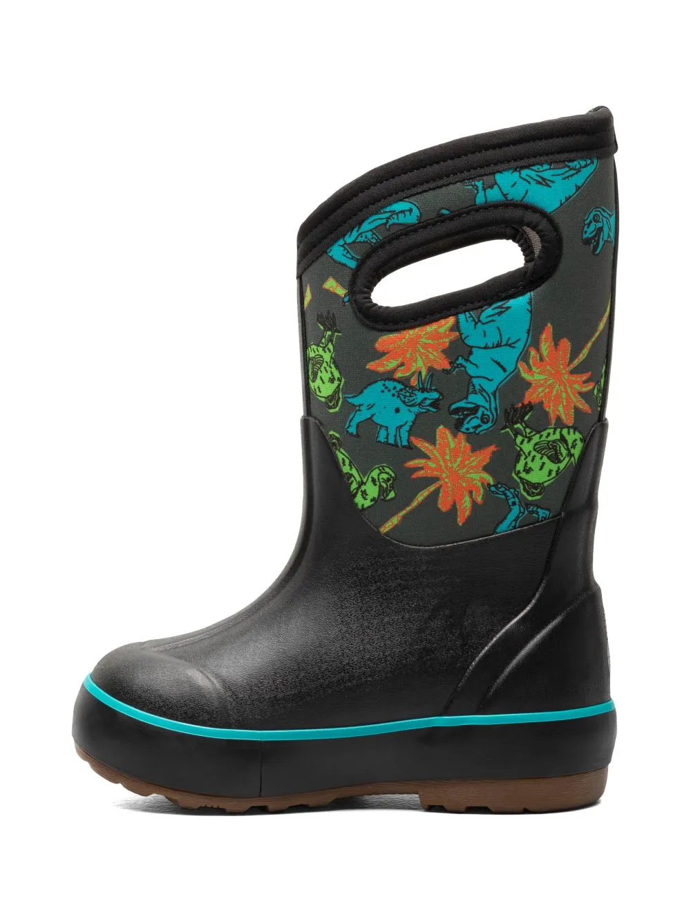 'BOGS' Kids' Classic II Dino Dodo Insulated WP Rainboots - Black Multi