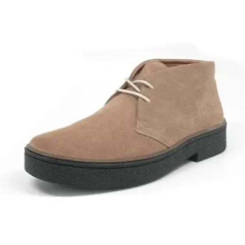 British Walkers Playboy Men's Taupe Suede