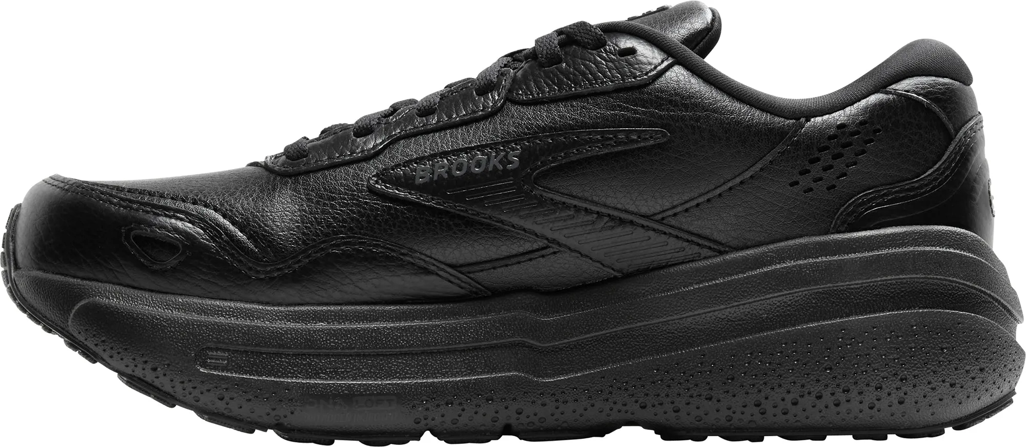 Brooks Ghost Max L Mens Walking Shoes - Black