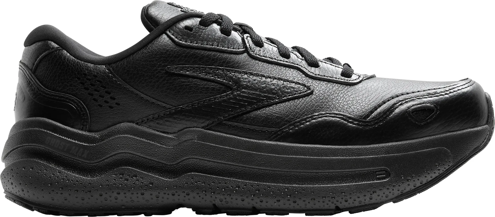 Brooks Ghost Max L Mens Walking Shoes - Black