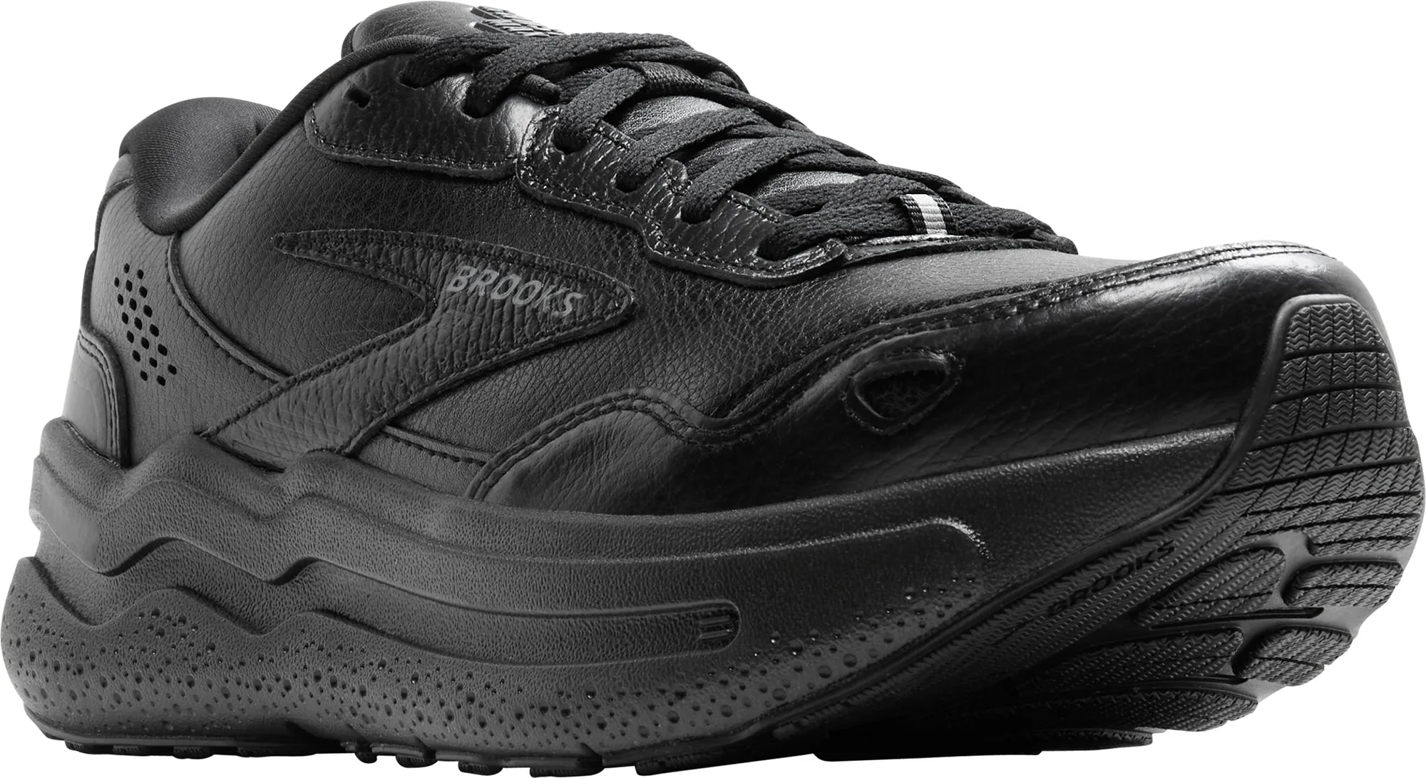 Brooks Ghost Max L Mens Walking Shoes - Black