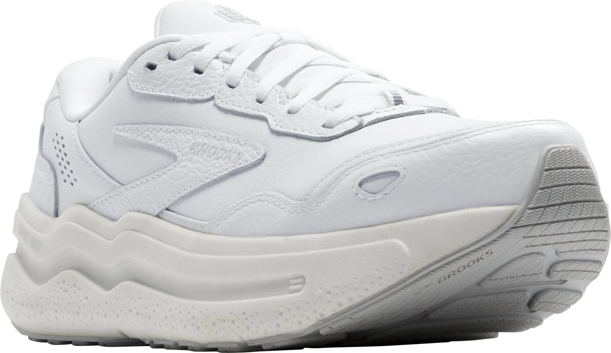 Brooks Ghost Max L Mens Walking Shoes - White