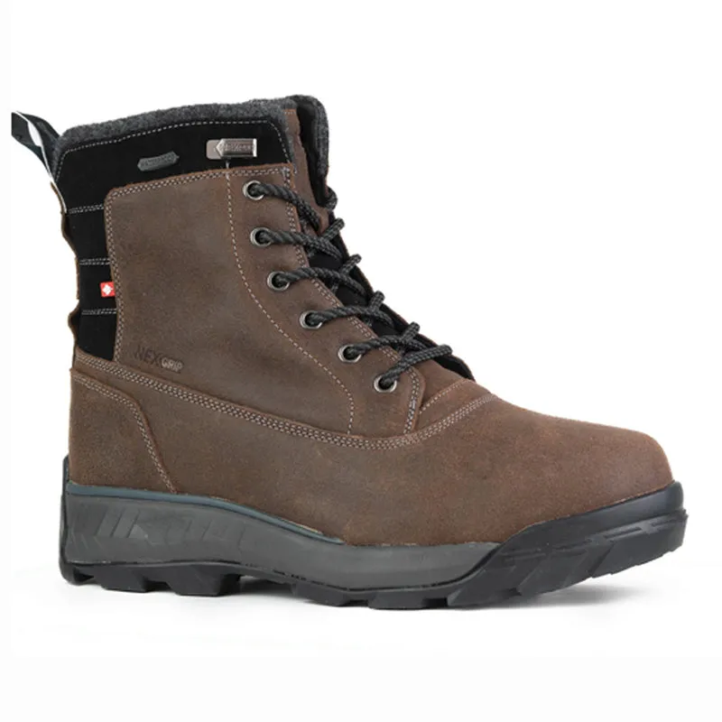 Brown High Ankle Men's Winter Boots