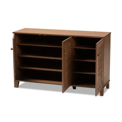 Brown Shoe Cabinet