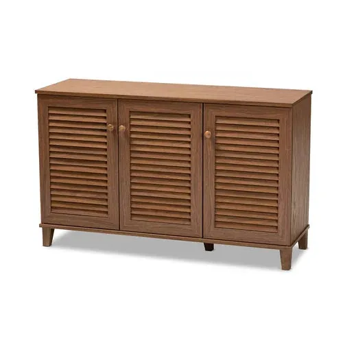 Brown Shoe Cabinet