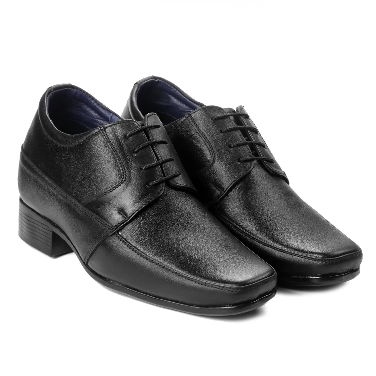 BXXY's 3 inch Hidden Height Increasing Lace-Up Formal Shoes for Men