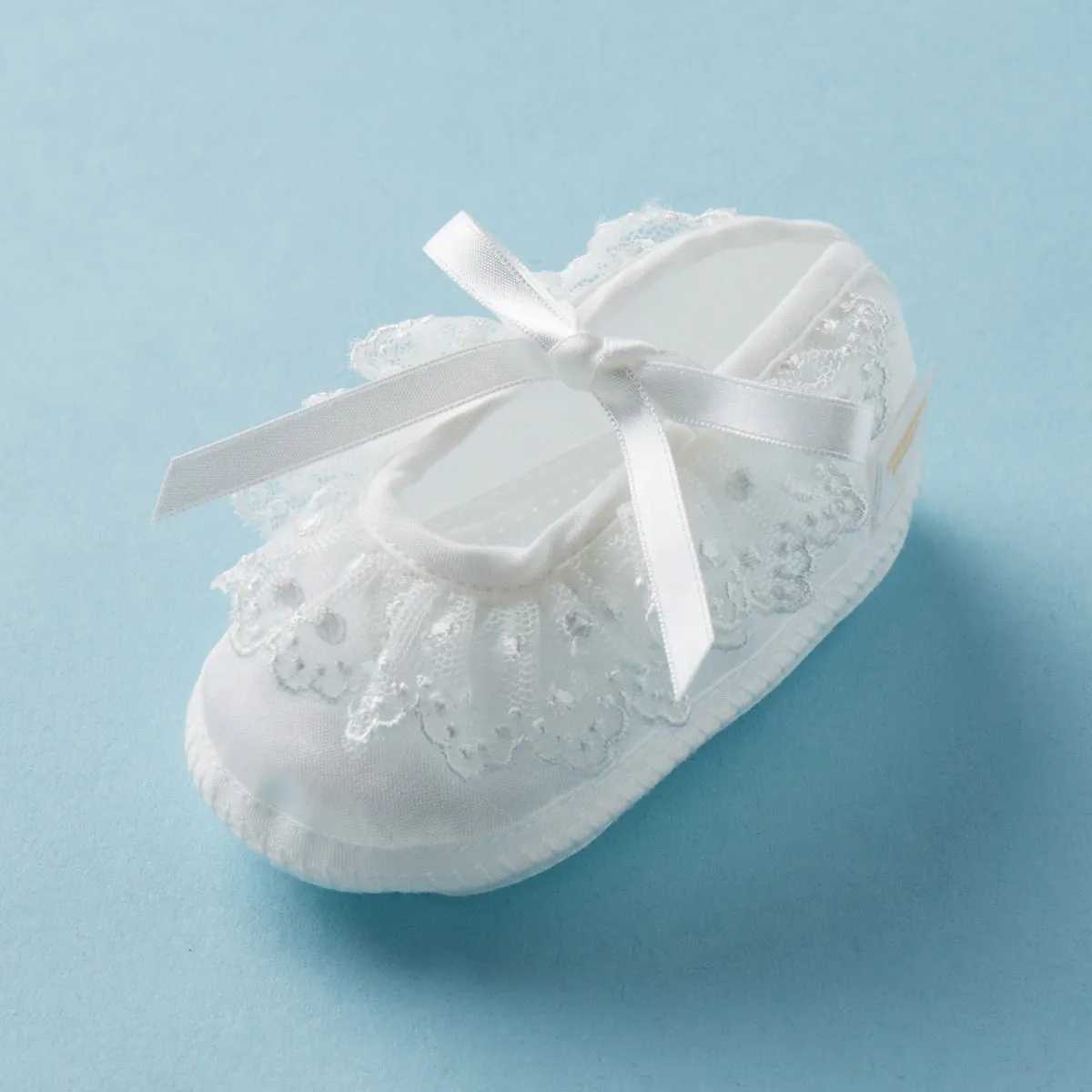 Ceremony collection- Lace Embellished Baby Shoes