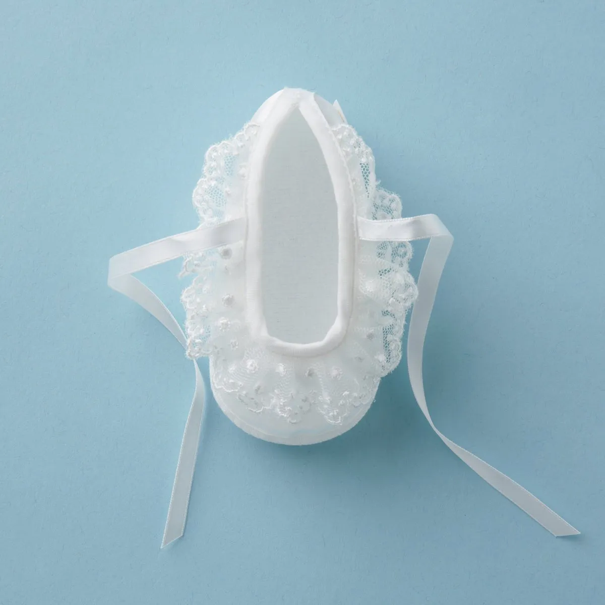 Ceremony collection- Lace Embellished Baby Shoes