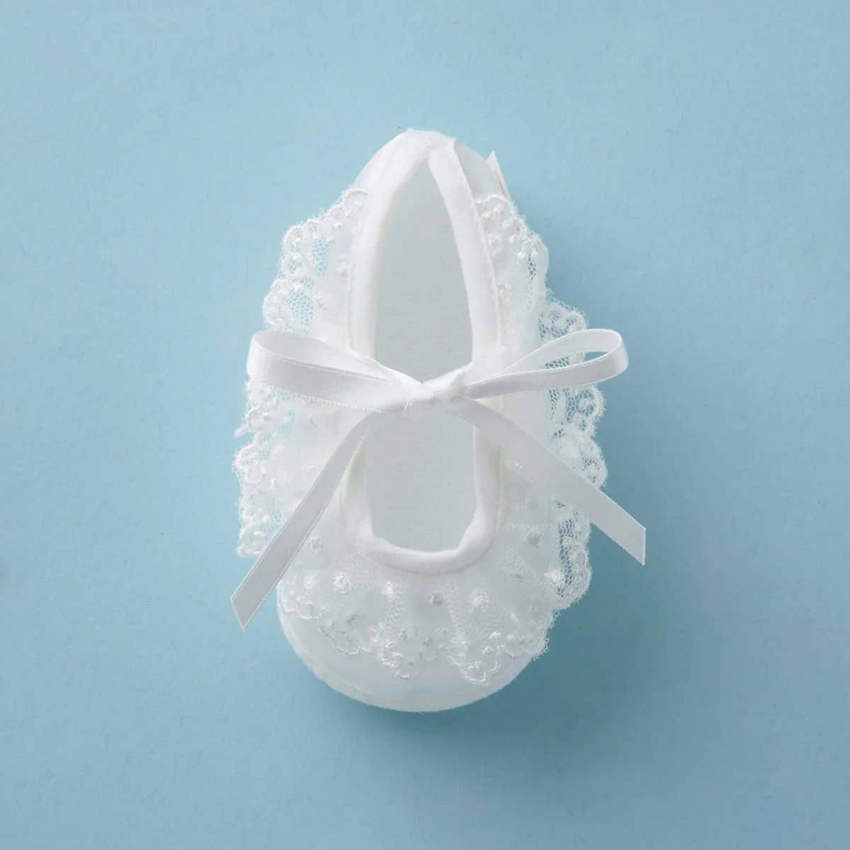 Ceremony collection- Lace Embellished Baby Shoes