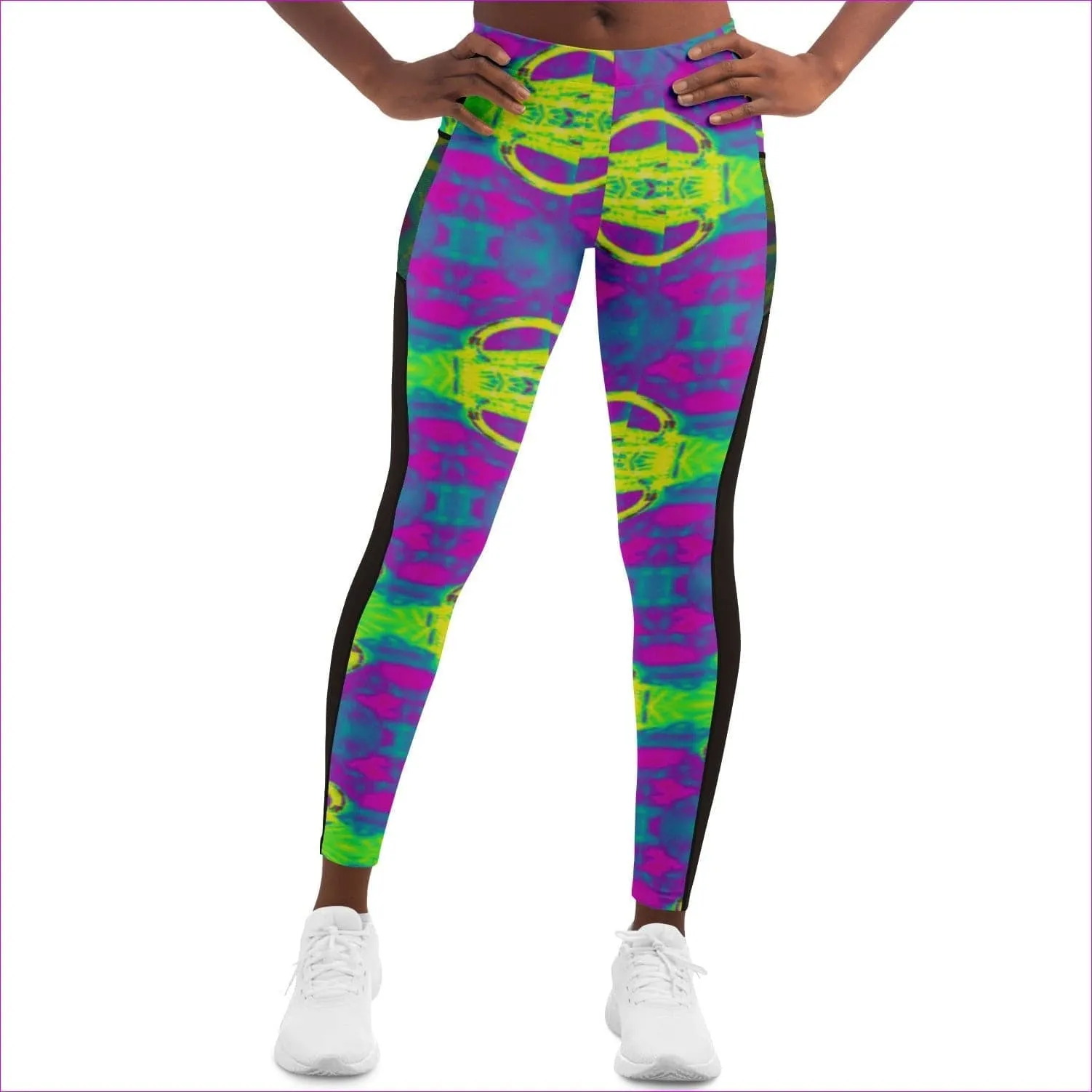 Club Lights Mesh Pocket Leggings