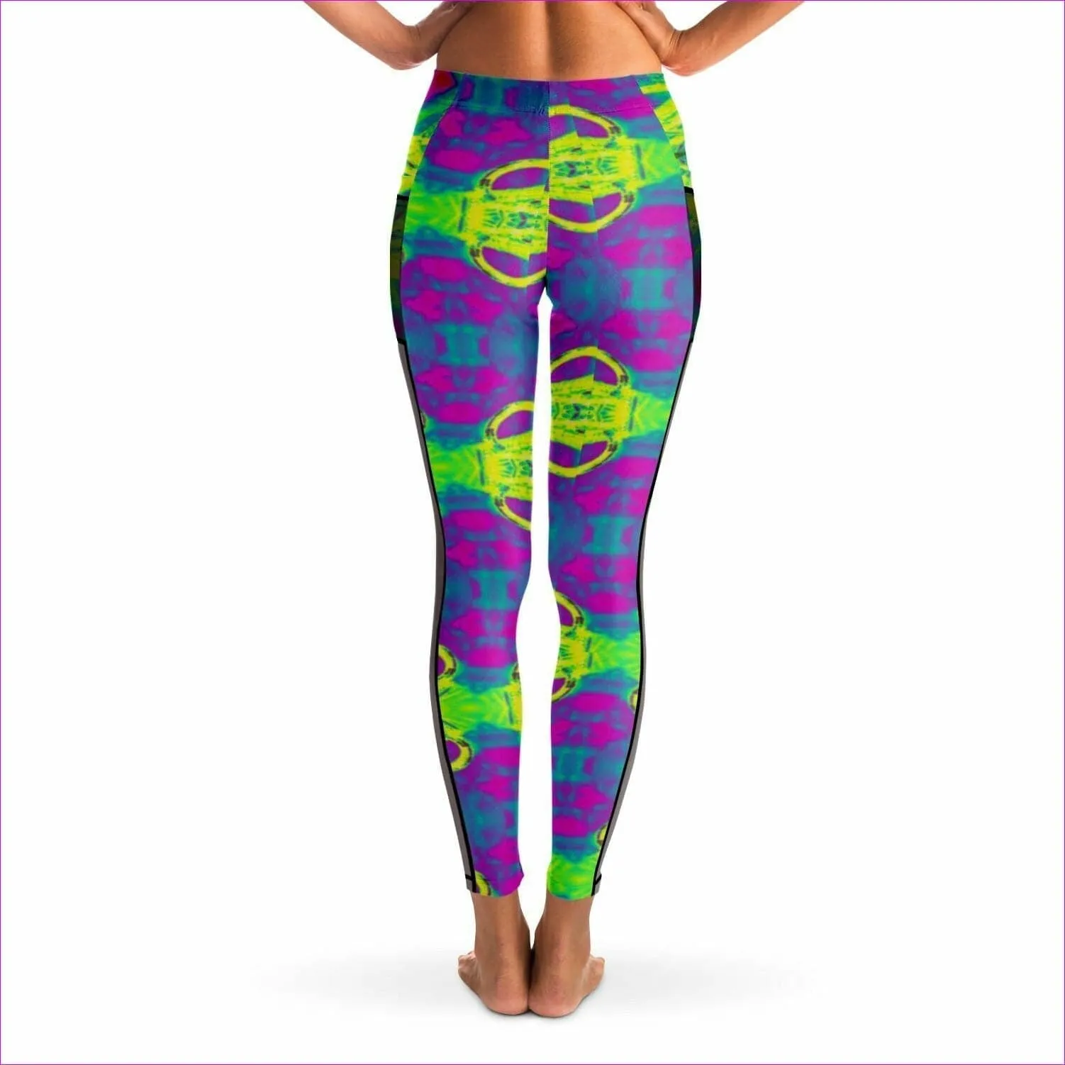 Club Lights Mesh Pocket Leggings