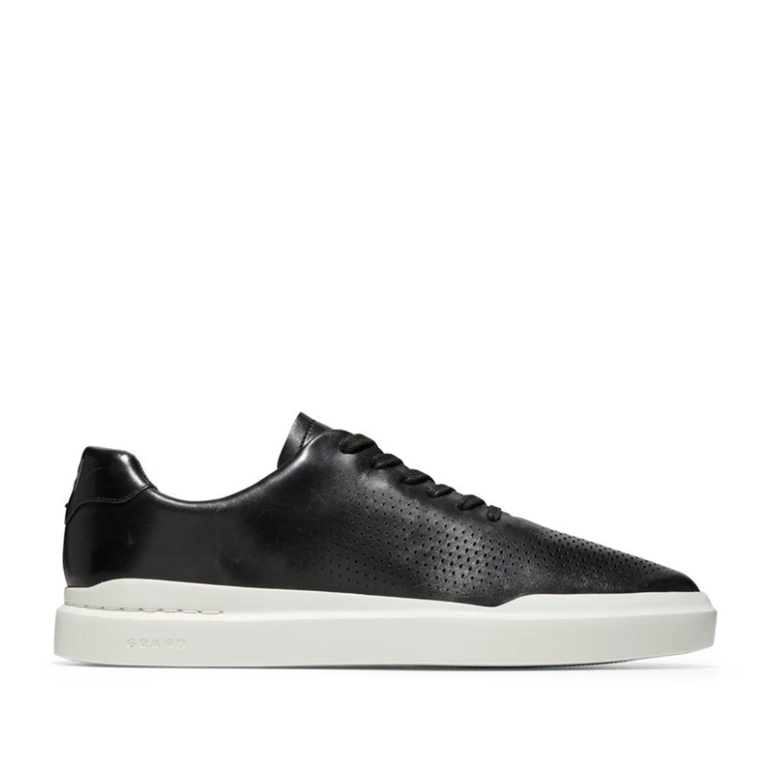 Cole Haan Men's Grandpro Rally Laser Cut Sneaker in Black