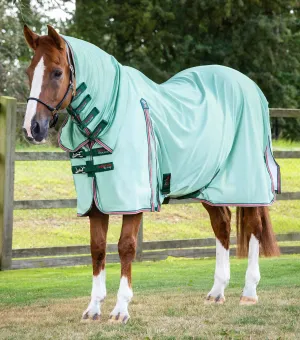 Combo Mesh Air Fly Rug with Surcingles Green